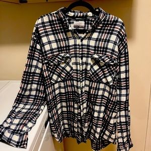 Ocean + Coast Men’s XXL Button Down Long Sleeve Flannel Shirt